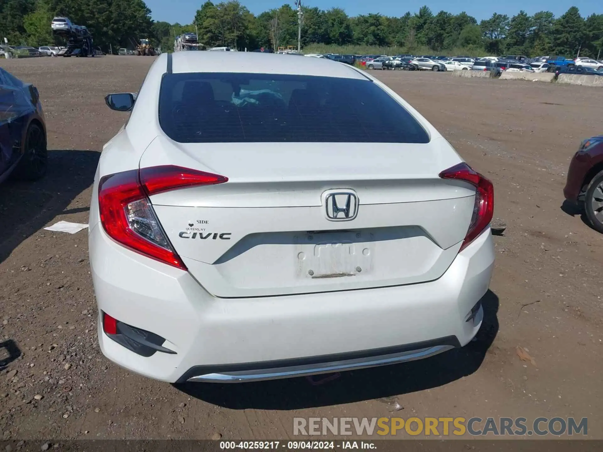 16 Photograph of a damaged car 2HGFC2F68LH528718 HONDA CIVIC 2020