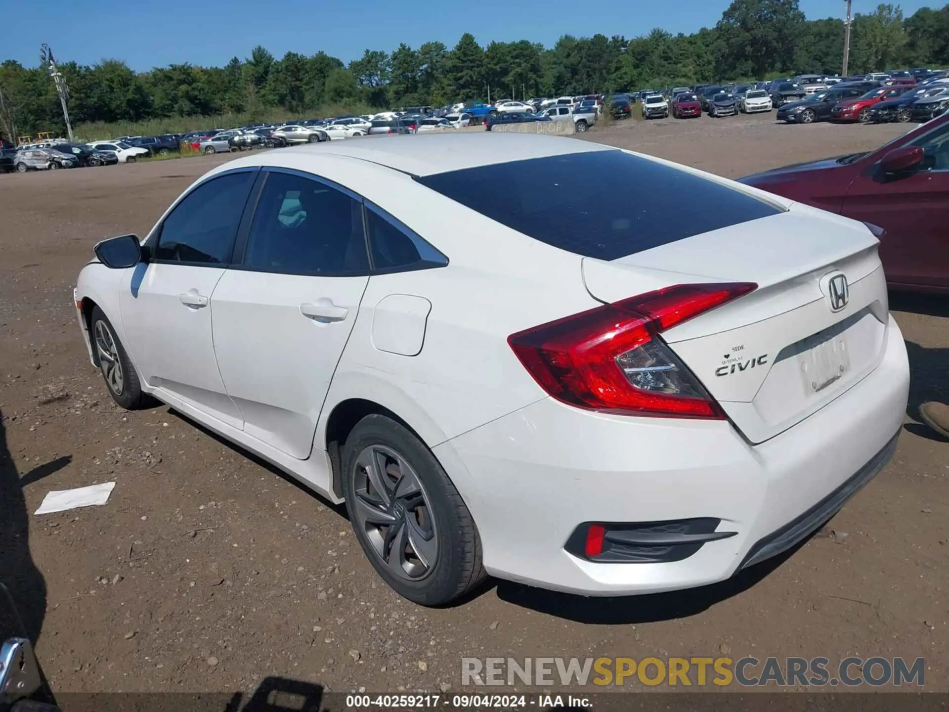 3 Photograph of a damaged car 2HGFC2F68LH528718 HONDA CIVIC 2020