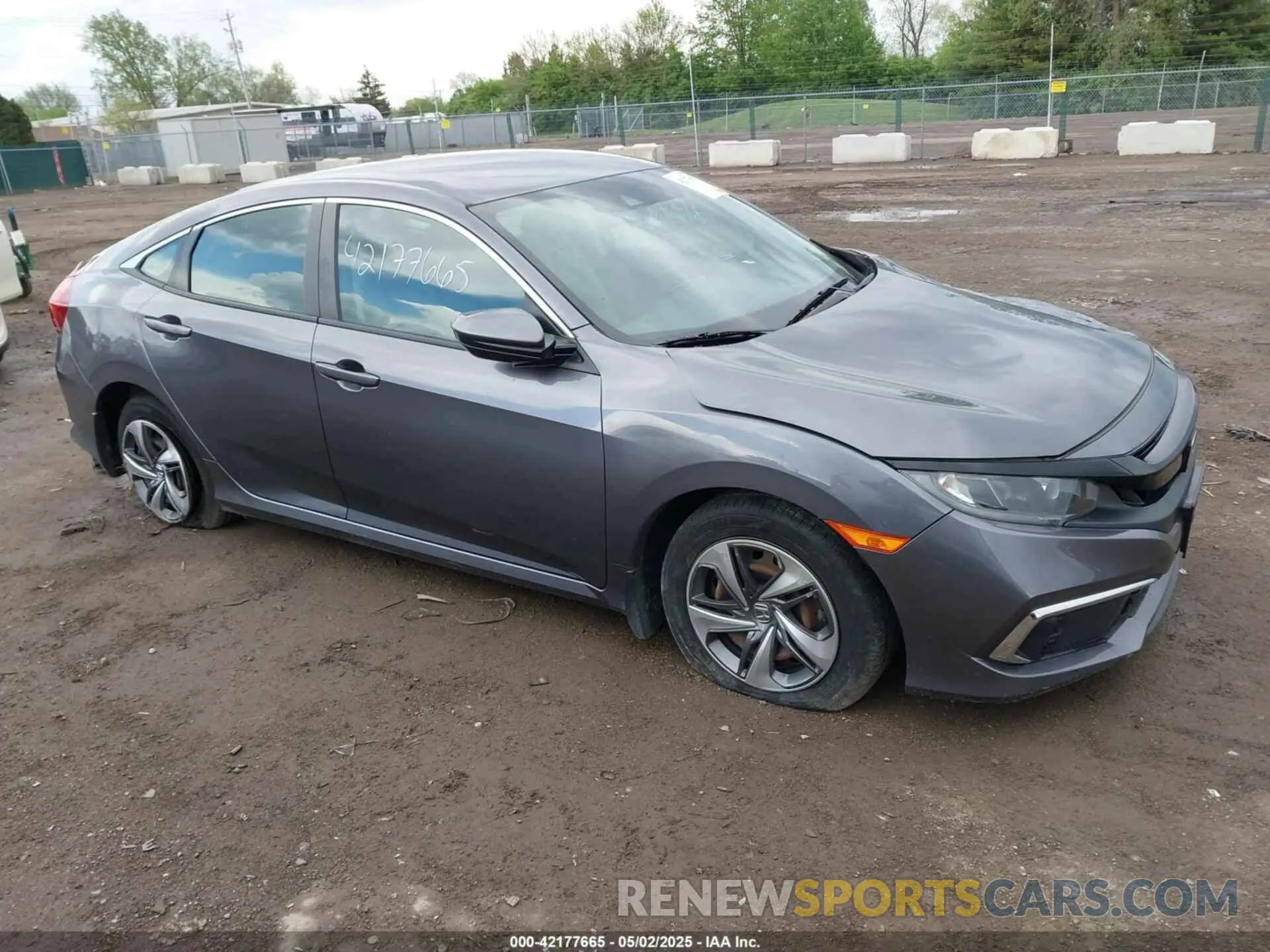 1 Photograph of a damaged car 2HGFC2F68LH537998 HONDA CIVIC 2020