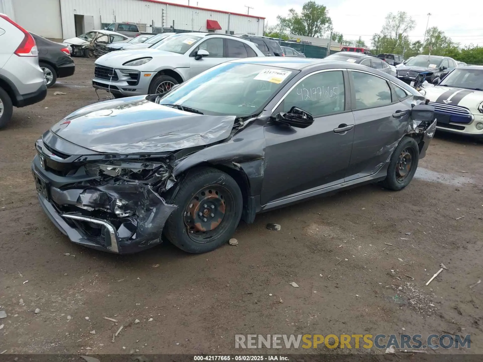 2 Photograph of a damaged car 2HGFC2F68LH537998 HONDA CIVIC 2020