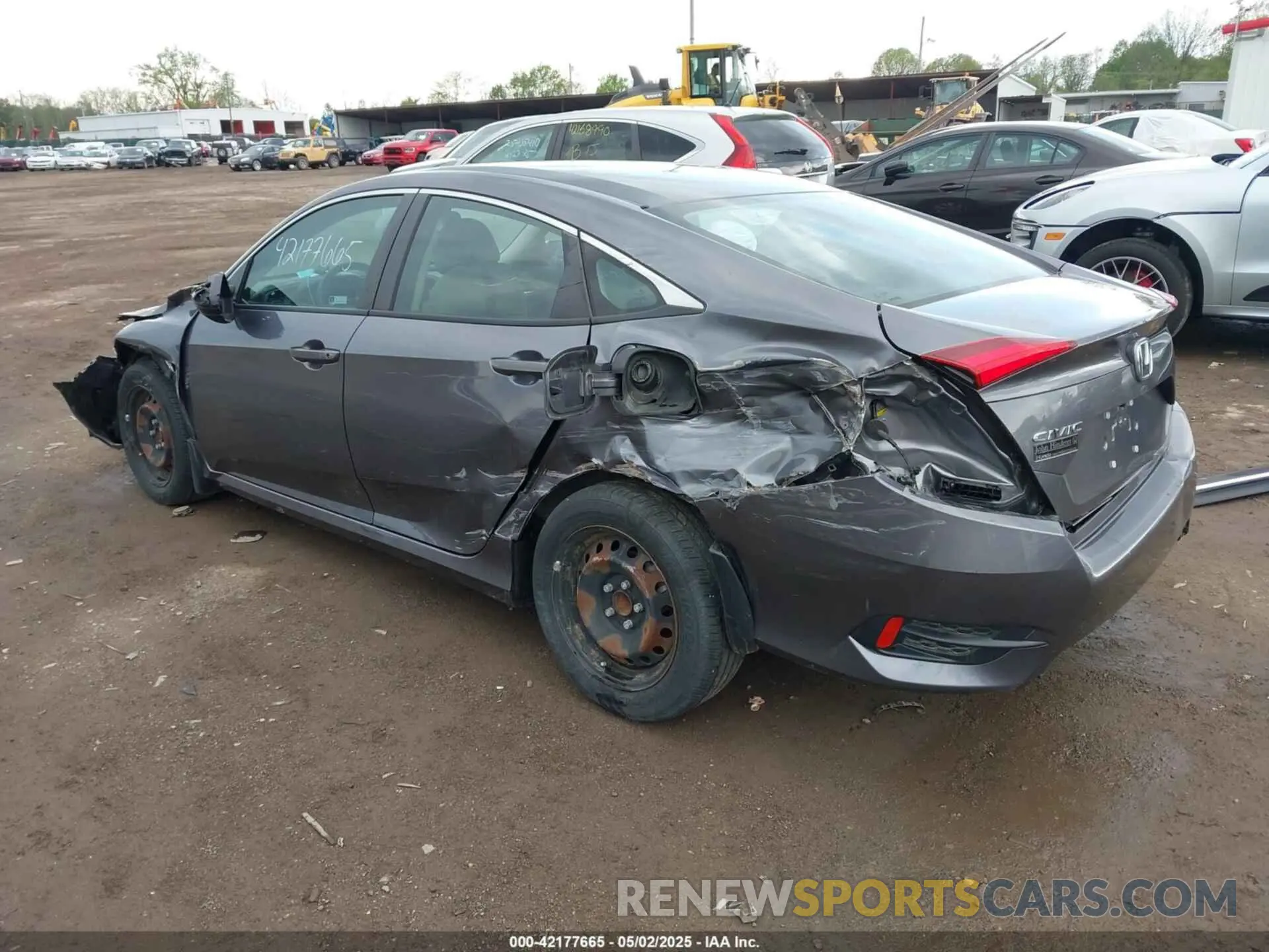3 Photograph of a damaged car 2HGFC2F68LH537998 HONDA CIVIC 2020