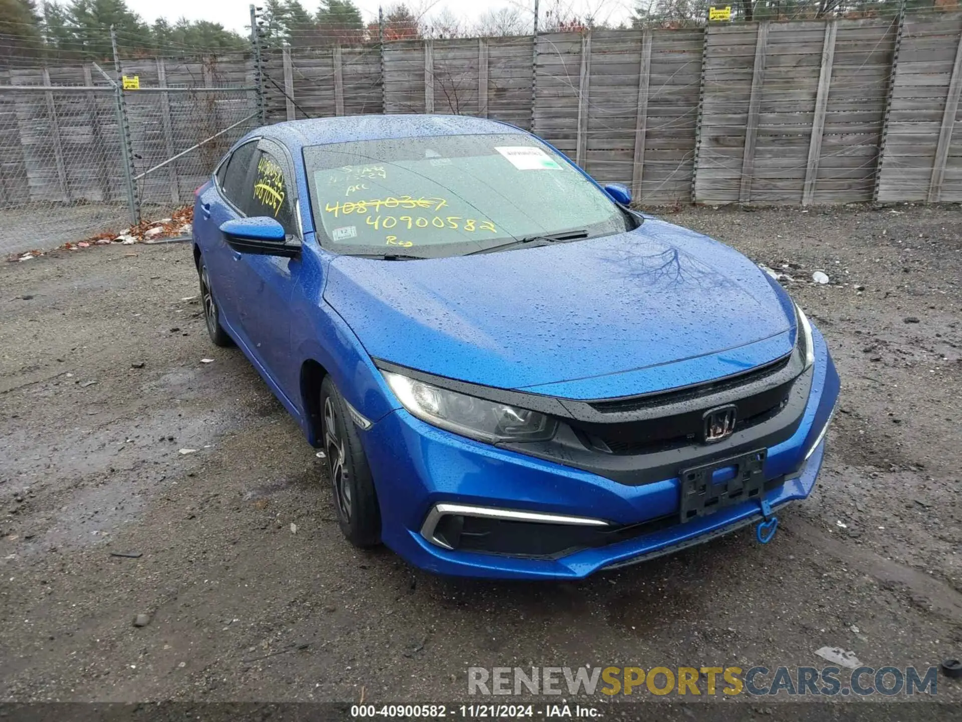 1 Photograph of a damaged car 2HGFC2F68LH576333 HONDA CIVIC 2020