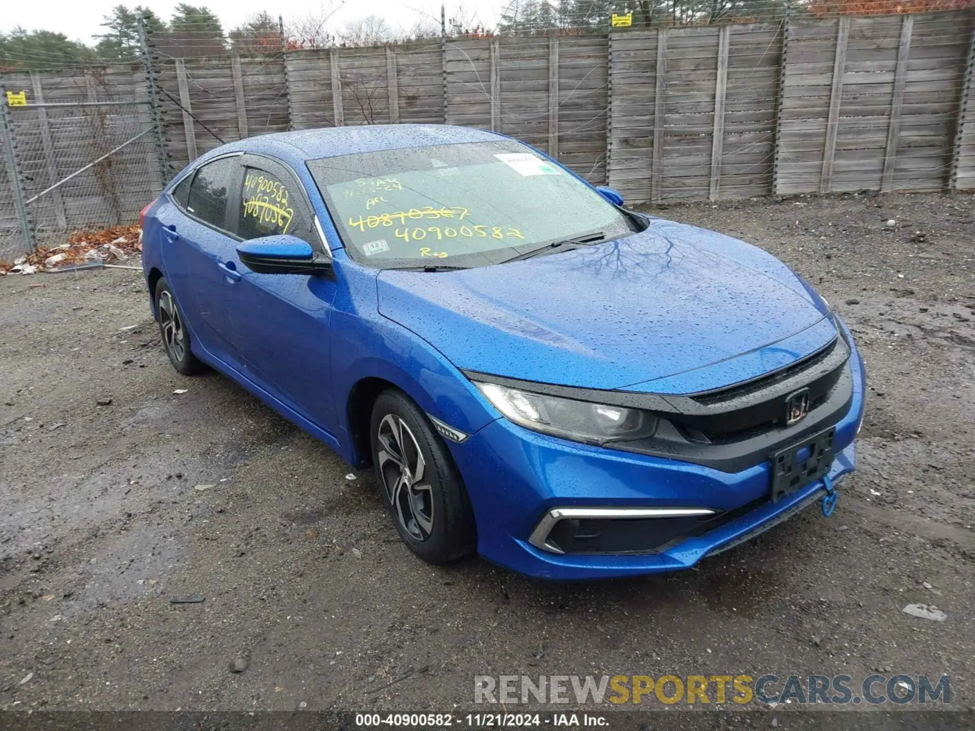 13 Photograph of a damaged car 2HGFC2F68LH576333 HONDA CIVIC 2020