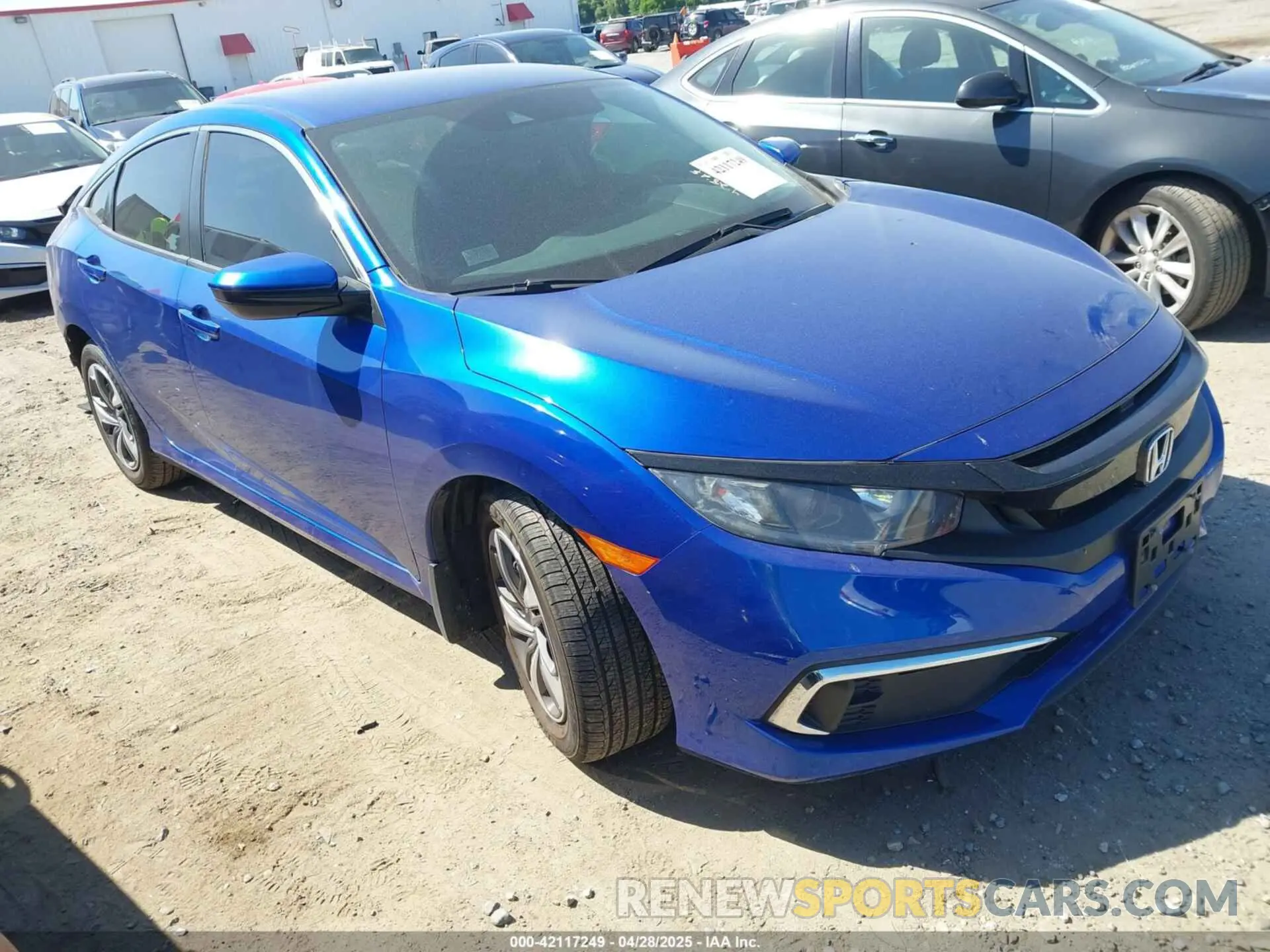 1 Photograph of a damaged car 2HGFC2F68LH582343 HONDA CIVIC 2020