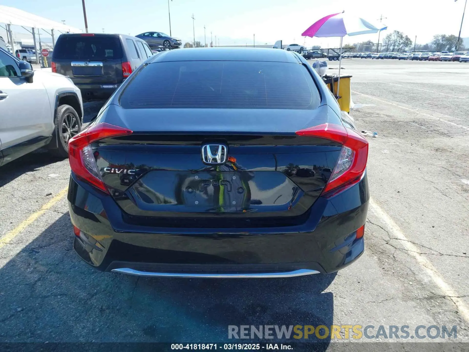 16 Photograph of a damaged car 2HGFC2F68LH587221 HONDA CIVIC 2020