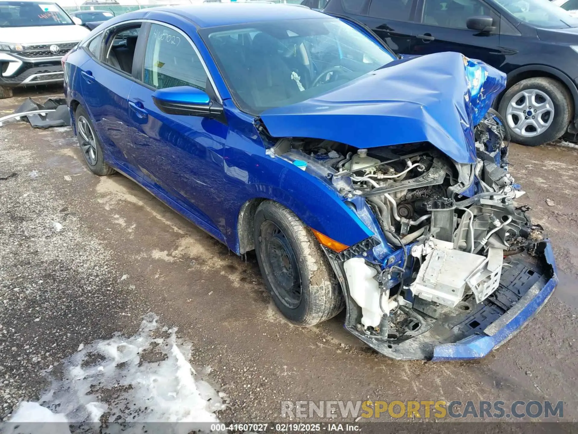 1 Photograph of a damaged car 2HGFC2F69LH500376 HONDA CIVIC 2020