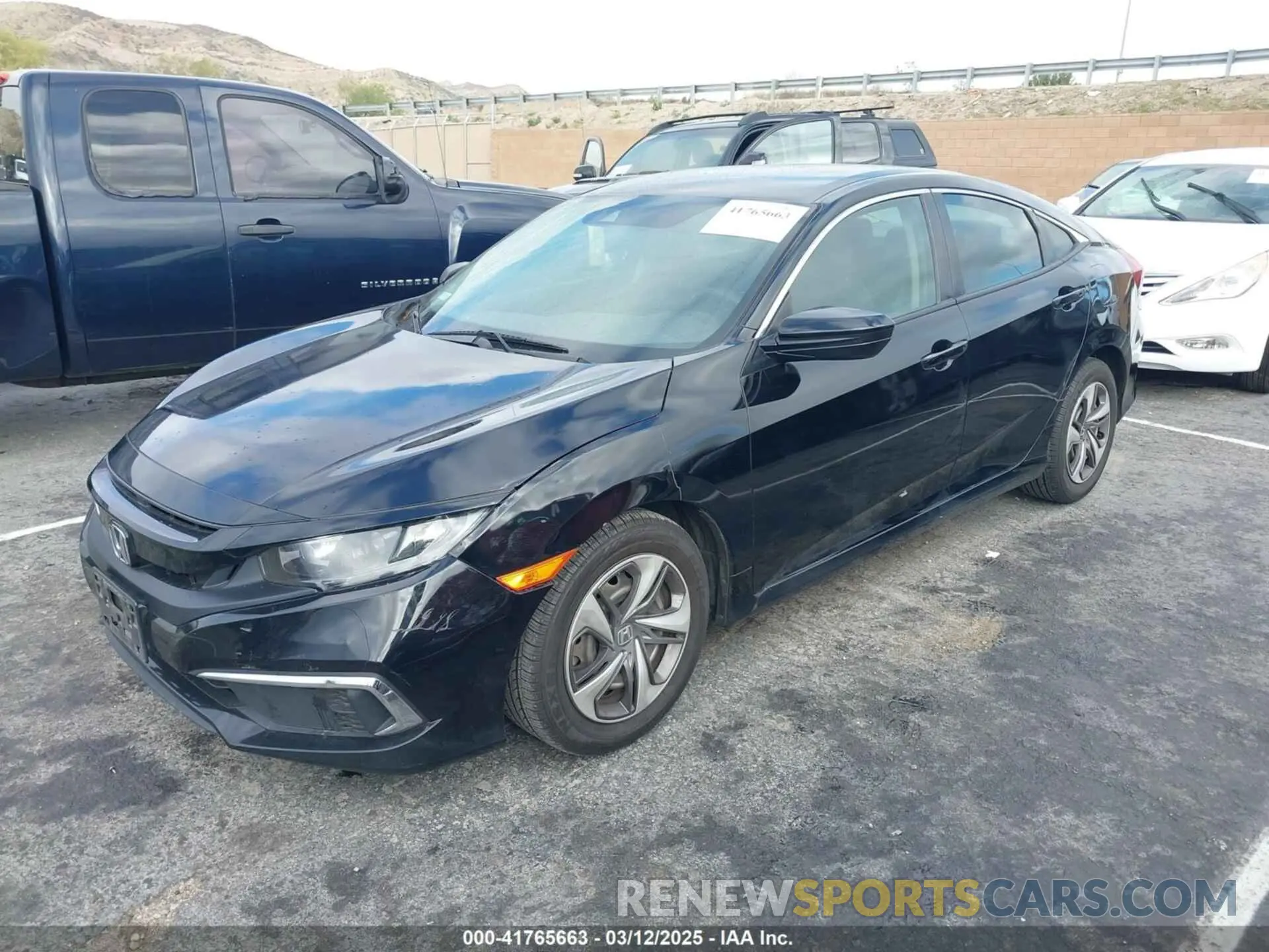 2 Photograph of a damaged car 2HGFC2F69LH530736 HONDA CIVIC 2020