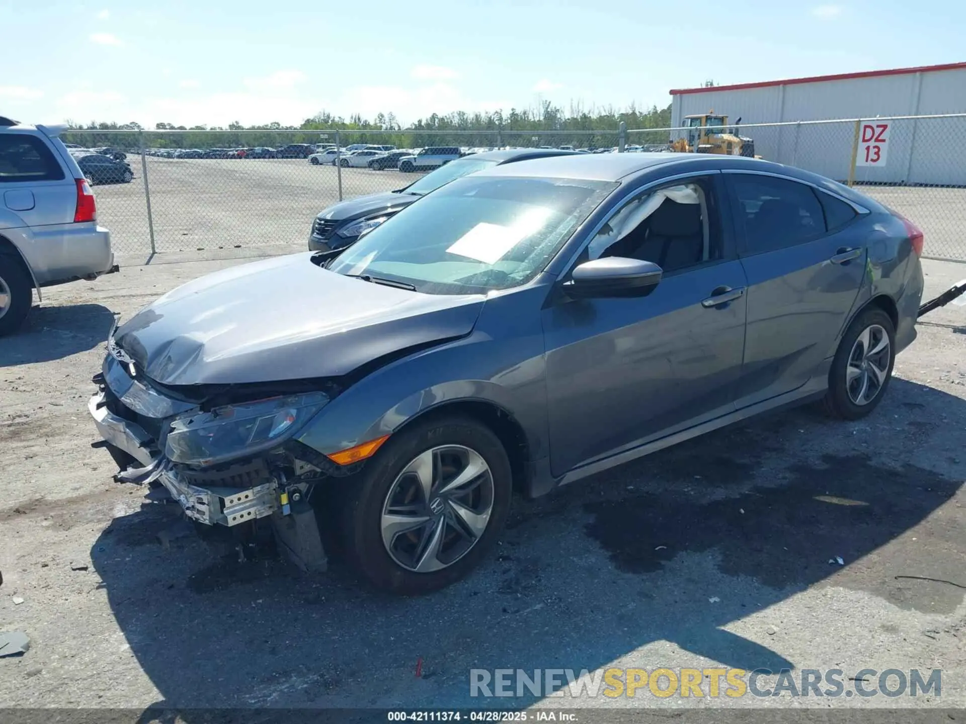 2 Photograph of a damaged car 2HGFC2F69LH588815 HONDA CIVIC 2020