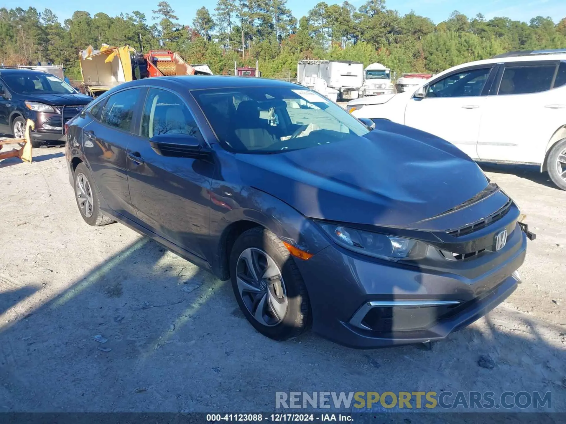 1 Photograph of a damaged car 2HGFC2F69LH594243 HONDA CIVIC 2020