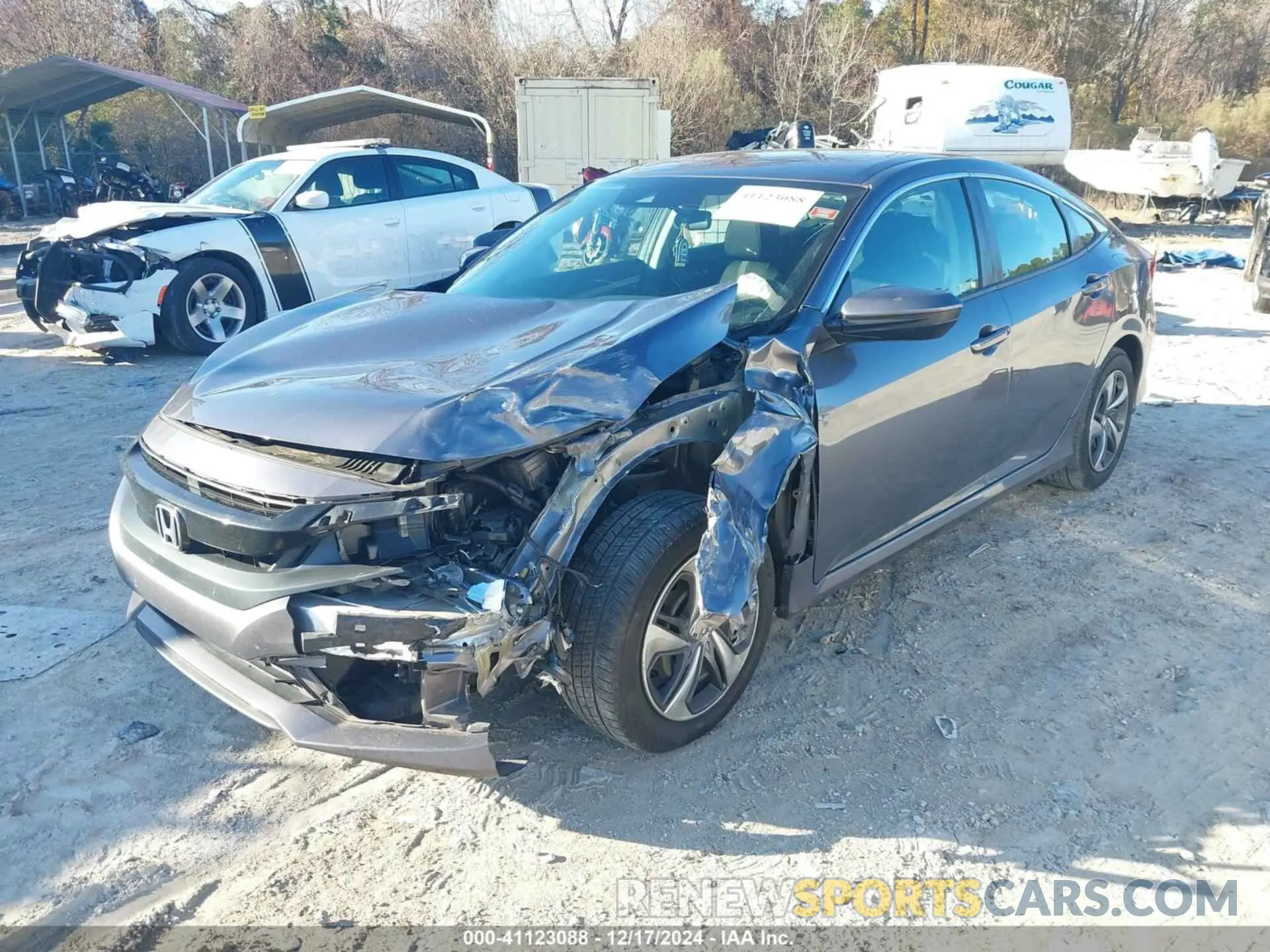 2 Photograph of a damaged car 2HGFC2F69LH594243 HONDA CIVIC 2020