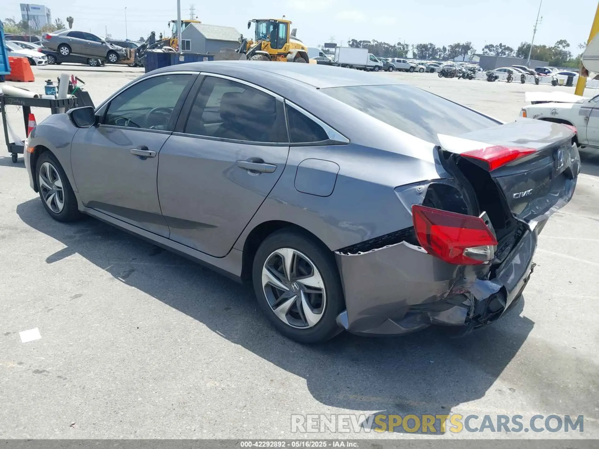 3 Photograph of a damaged car 2HGFC2F6XLH528798 HONDA CIVIC 2020