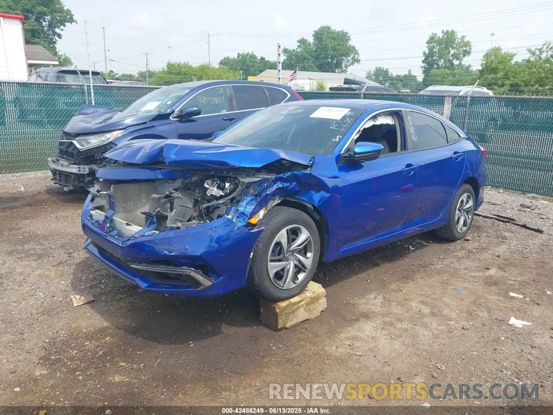 2 Фотография поврежденного автомобиля 2HGFC2F6XLH558769 HONDA CIVIC 2020