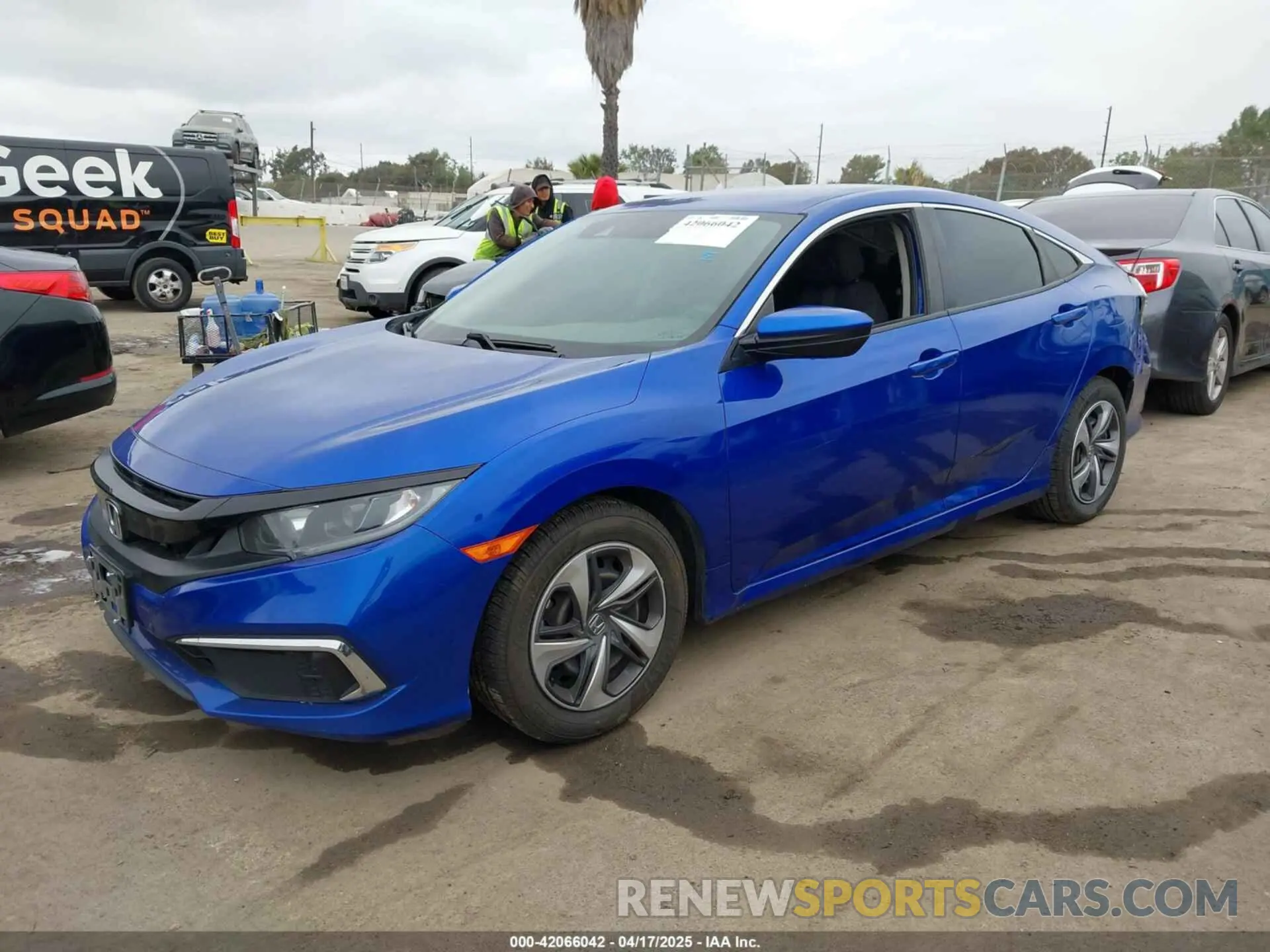 2 Photograph of a damaged car 2HGFC2F6XLH558870 HONDA CIVIC 2020