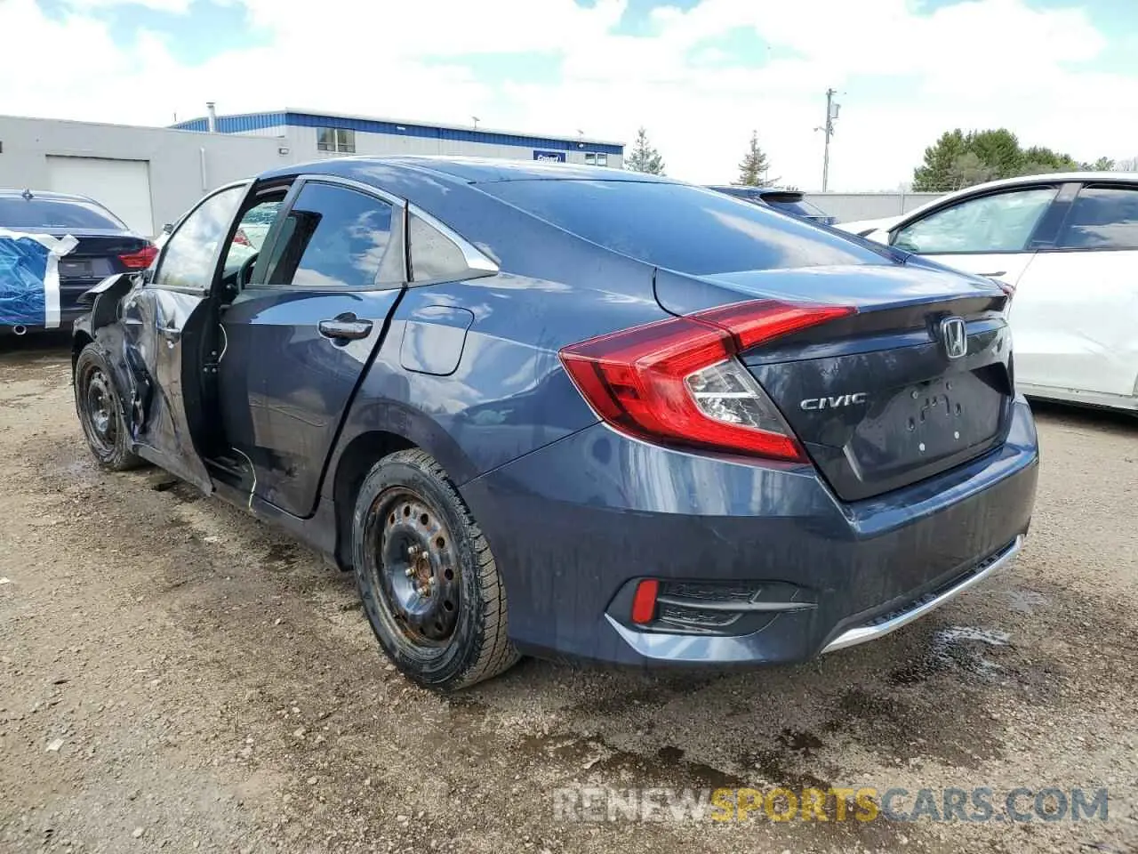2 Photograph of a damaged car 2HGFC2F74LH013420 HONDA CIVIC 2020