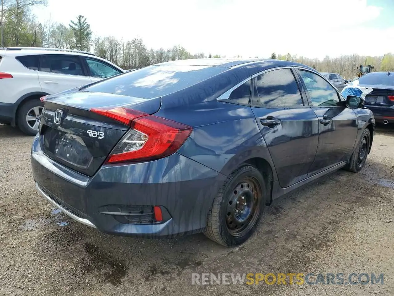 3 Photograph of a damaged car 2HGFC2F74LH013420 HONDA CIVIC 2020