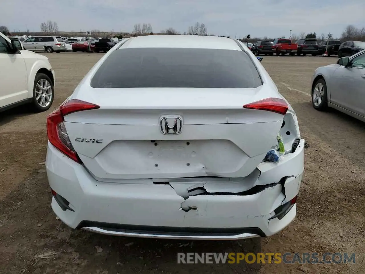 6 Photograph of a damaged car 2HGFC2F74LH019864 HONDA CIVIC 2020