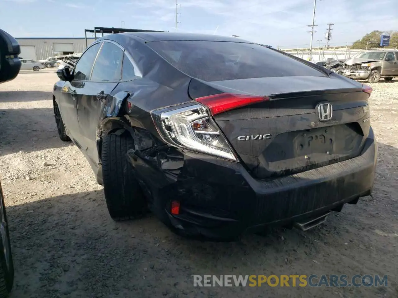 2 Фотография поврежденного автомобиля 2HGFC2F80LH516340 HONDA CIVIC 2020