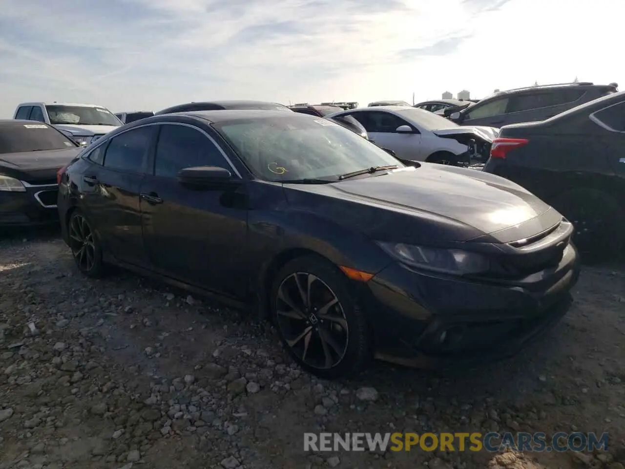 4 Фотография поврежденного автомобиля 2HGFC2F80LH516340 HONDA CIVIC 2020
