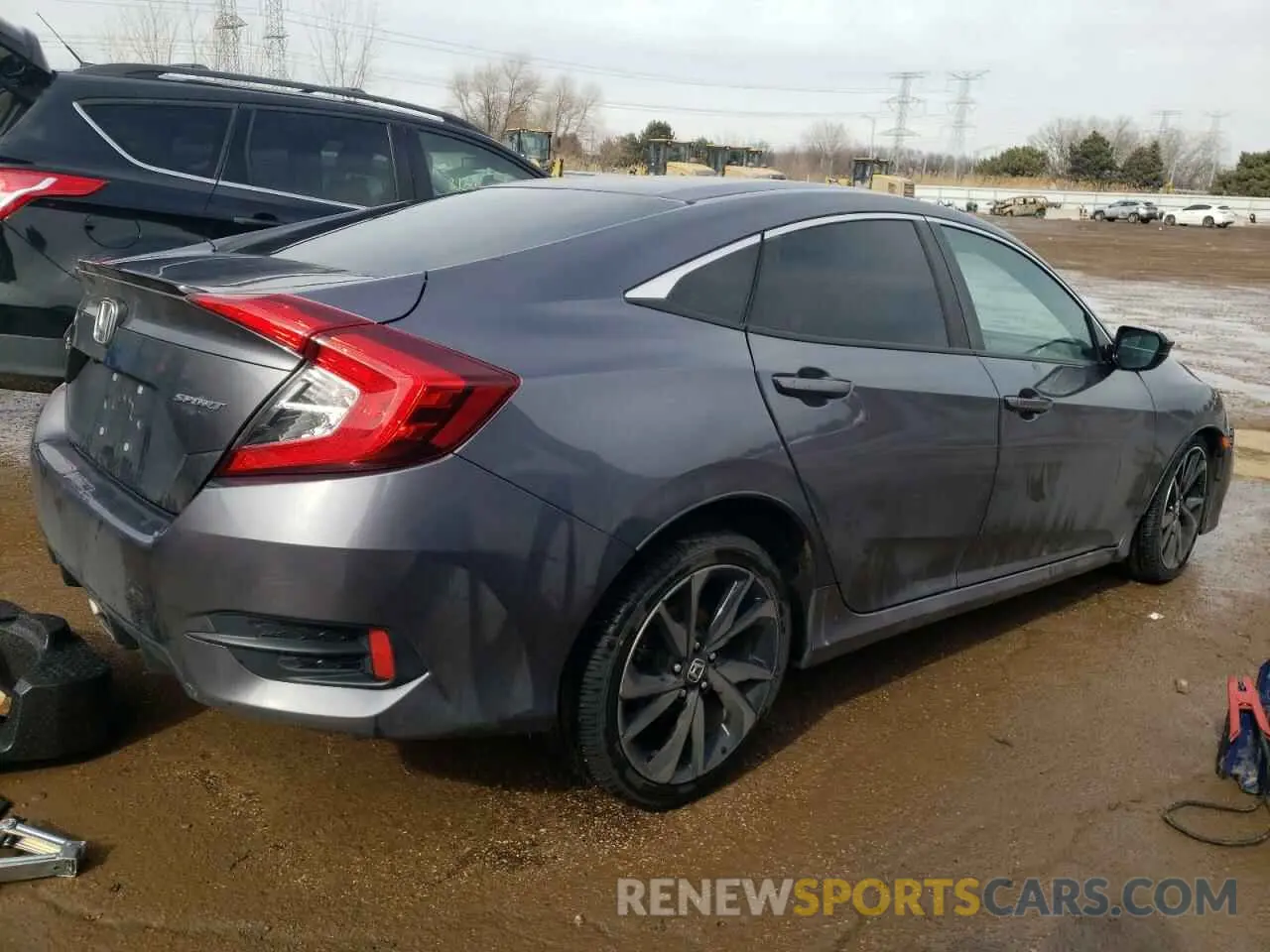 3 Photograph of a damaged car 2HGFC2F80LH542663 HONDA CIVIC 2020
