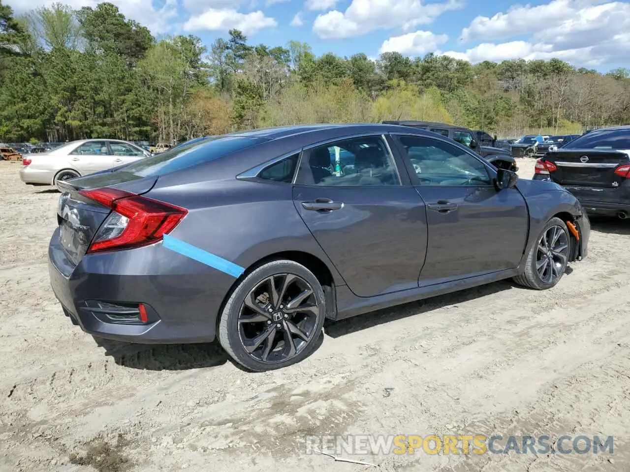 3 Фотография поврежденного автомобиля 2HGFC2F80LH563769 HONDA CIVIC 2020