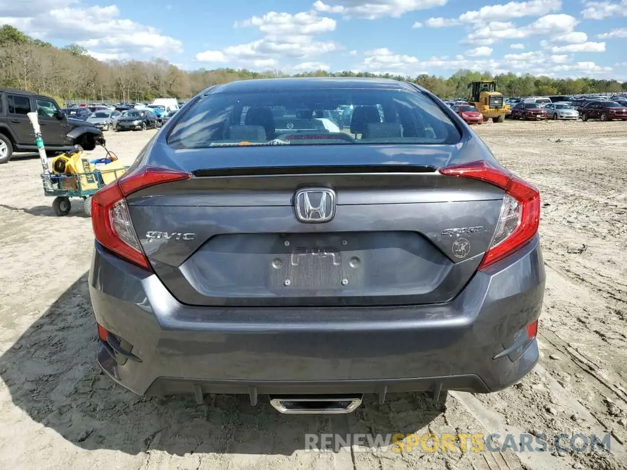 6 Фотография поврежденного автомобиля 2HGFC2F80LH563769 HONDA CIVIC 2020
