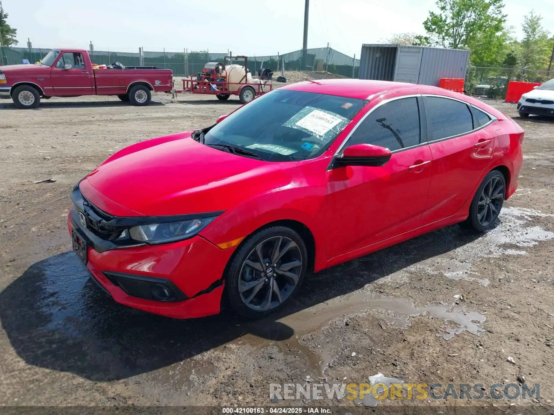 2 Фотография поврежденного автомобиля 2HGFC2F80LH574643 HONDA CIVIC 2020