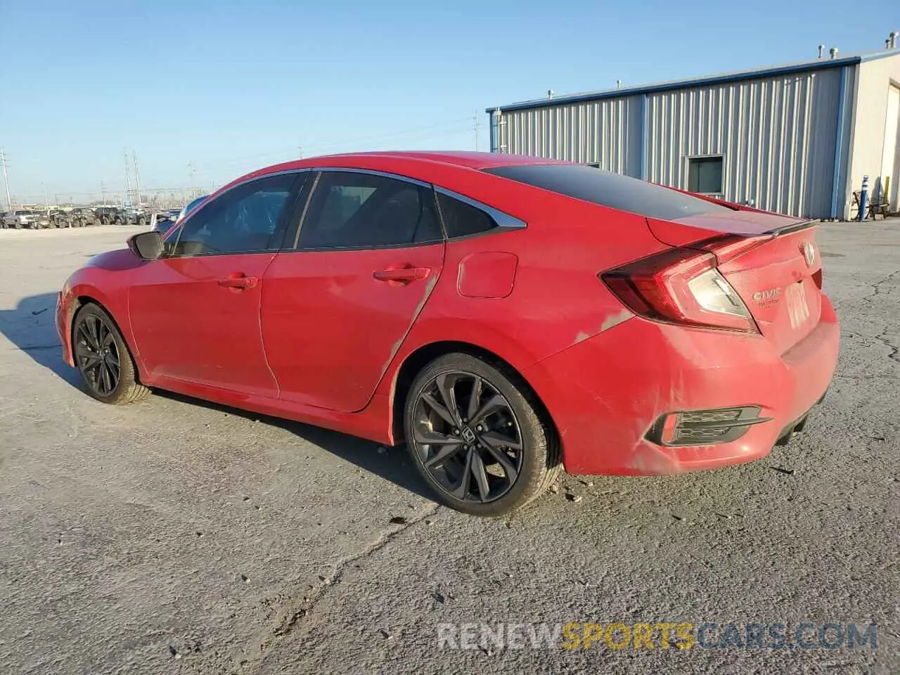 2 Фотография поврежденного автомобиля 2HGFC2F81LH519005 HONDA CIVIC 2020
