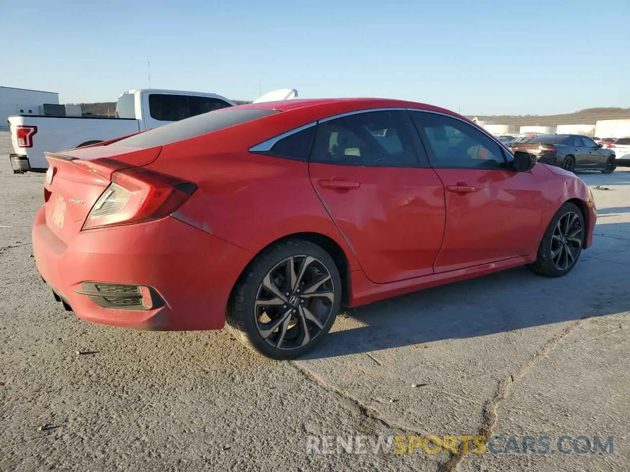 3 Фотография поврежденного автомобиля 2HGFC2F81LH519005 HONDA CIVIC 2020