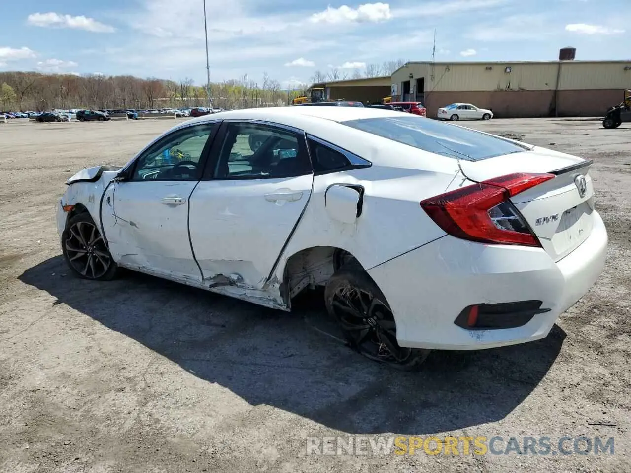 2 Photograph of a damaged car 2HGFC2F81LH534622 HONDA CIVIC 2020