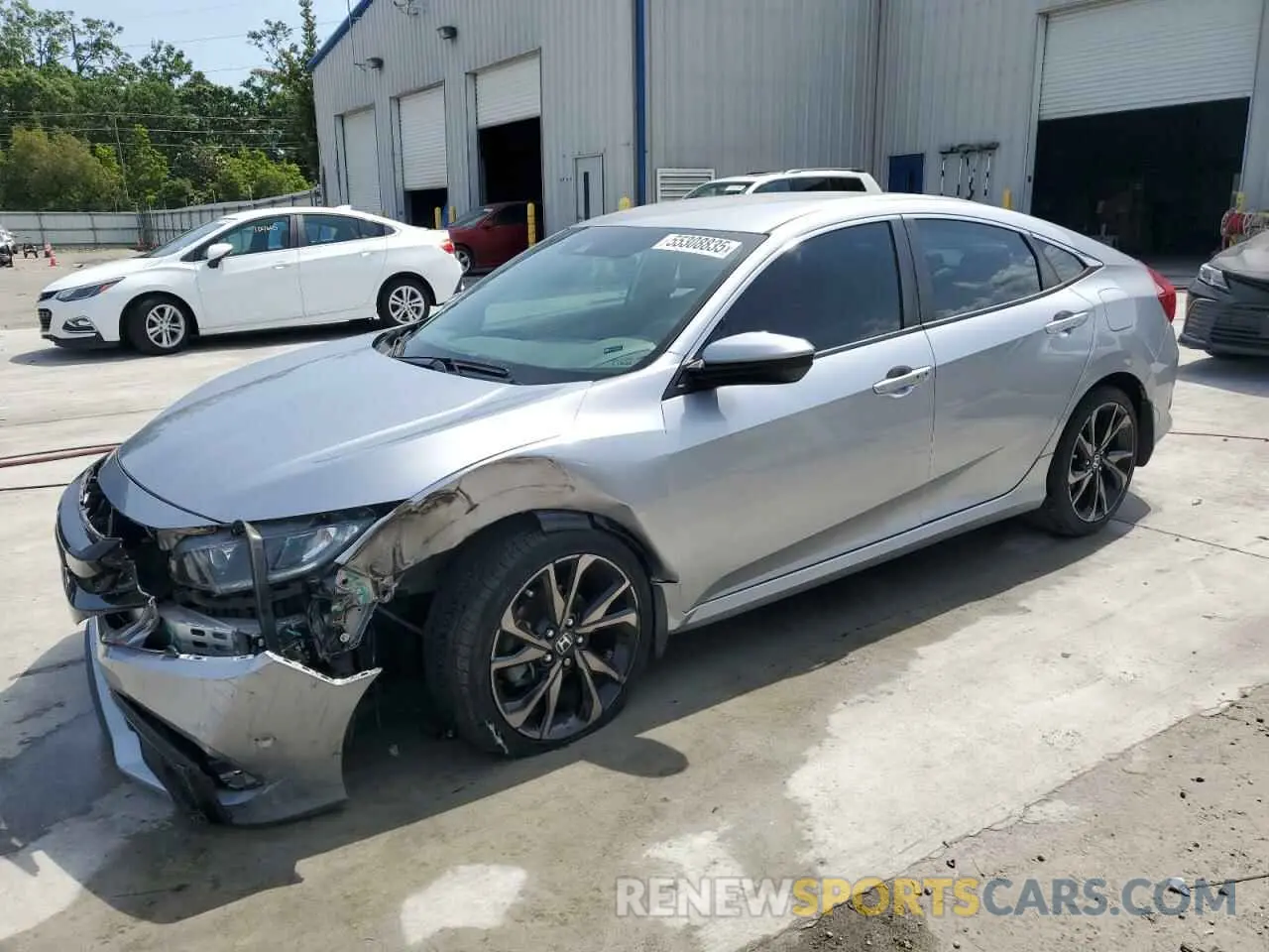 1 Photograph of a damaged car 2HGFC2F81LH589927 HONDA CIVIC 2020