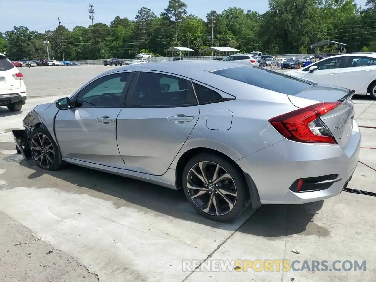 2 Photograph of a damaged car 2HGFC2F81LH589927 HONDA CIVIC 2020