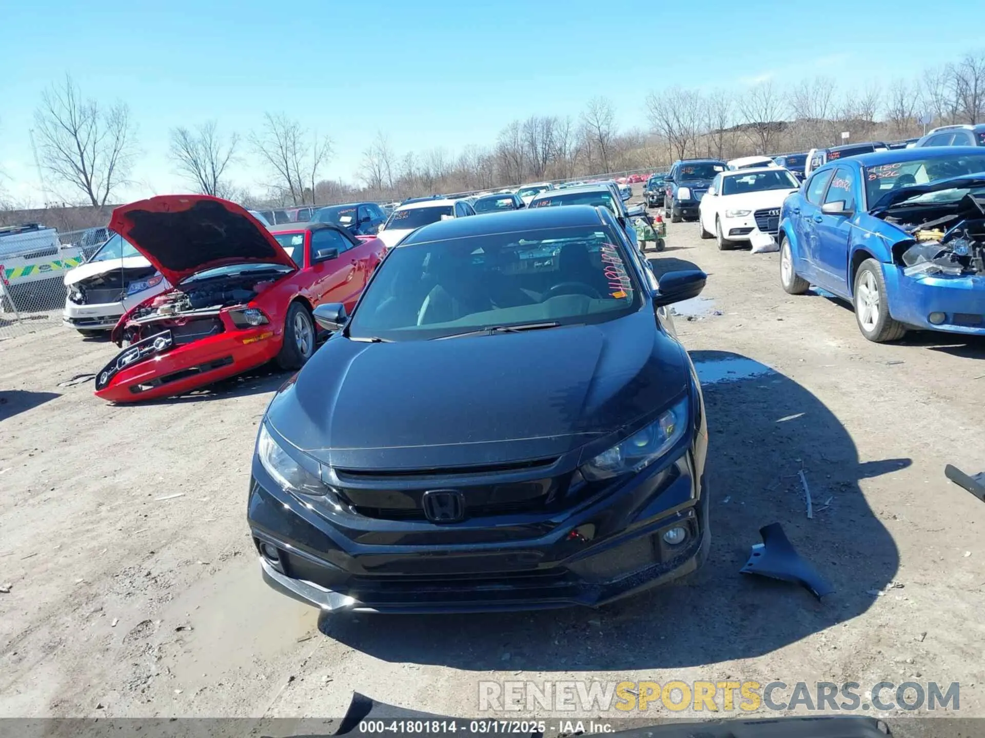 13 Photograph of a damaged car 2HGFC2F81LH591709 HONDA CIVIC 2020