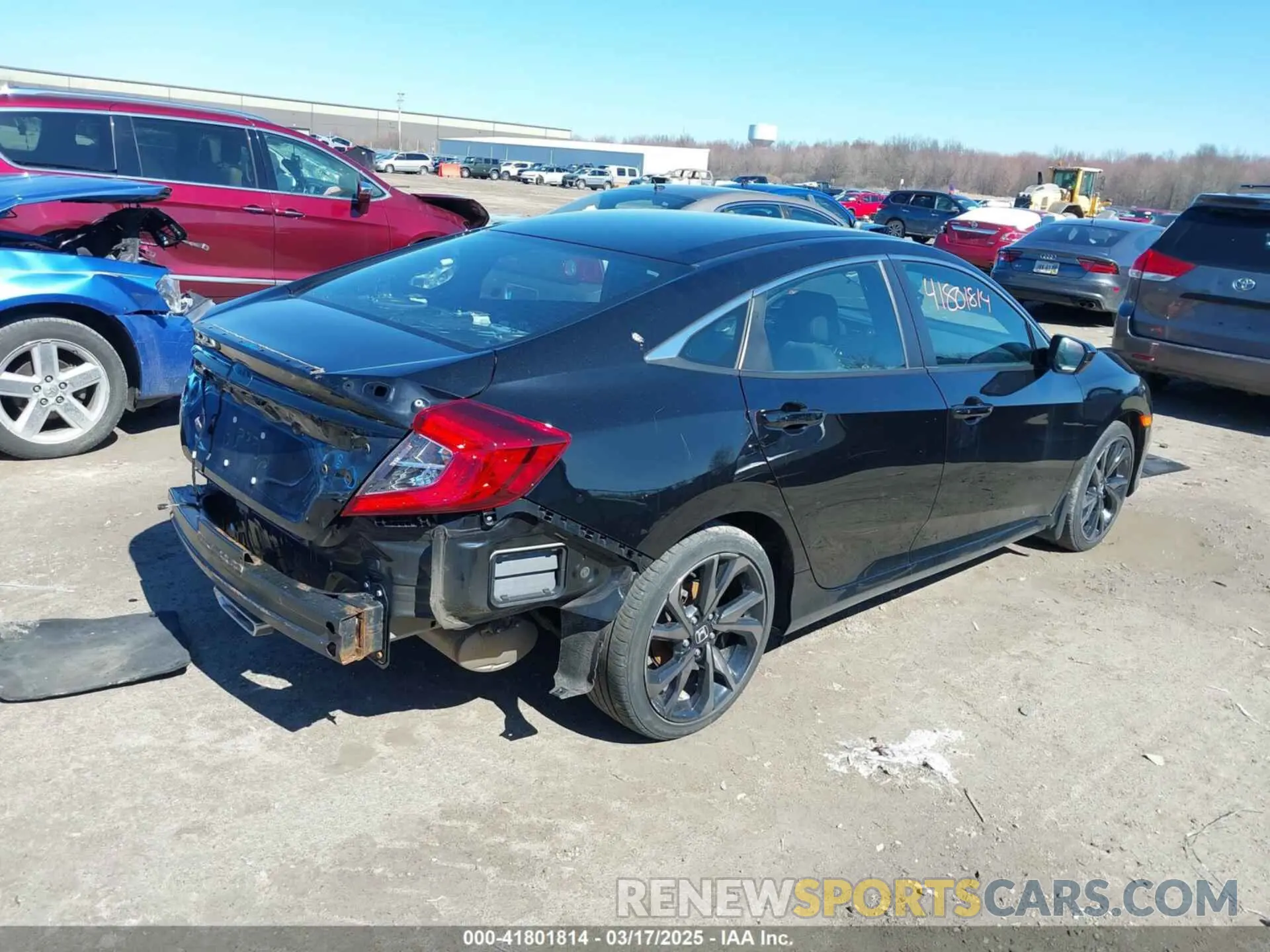 4 Photograph of a damaged car 2HGFC2F81LH591709 HONDA CIVIC 2020