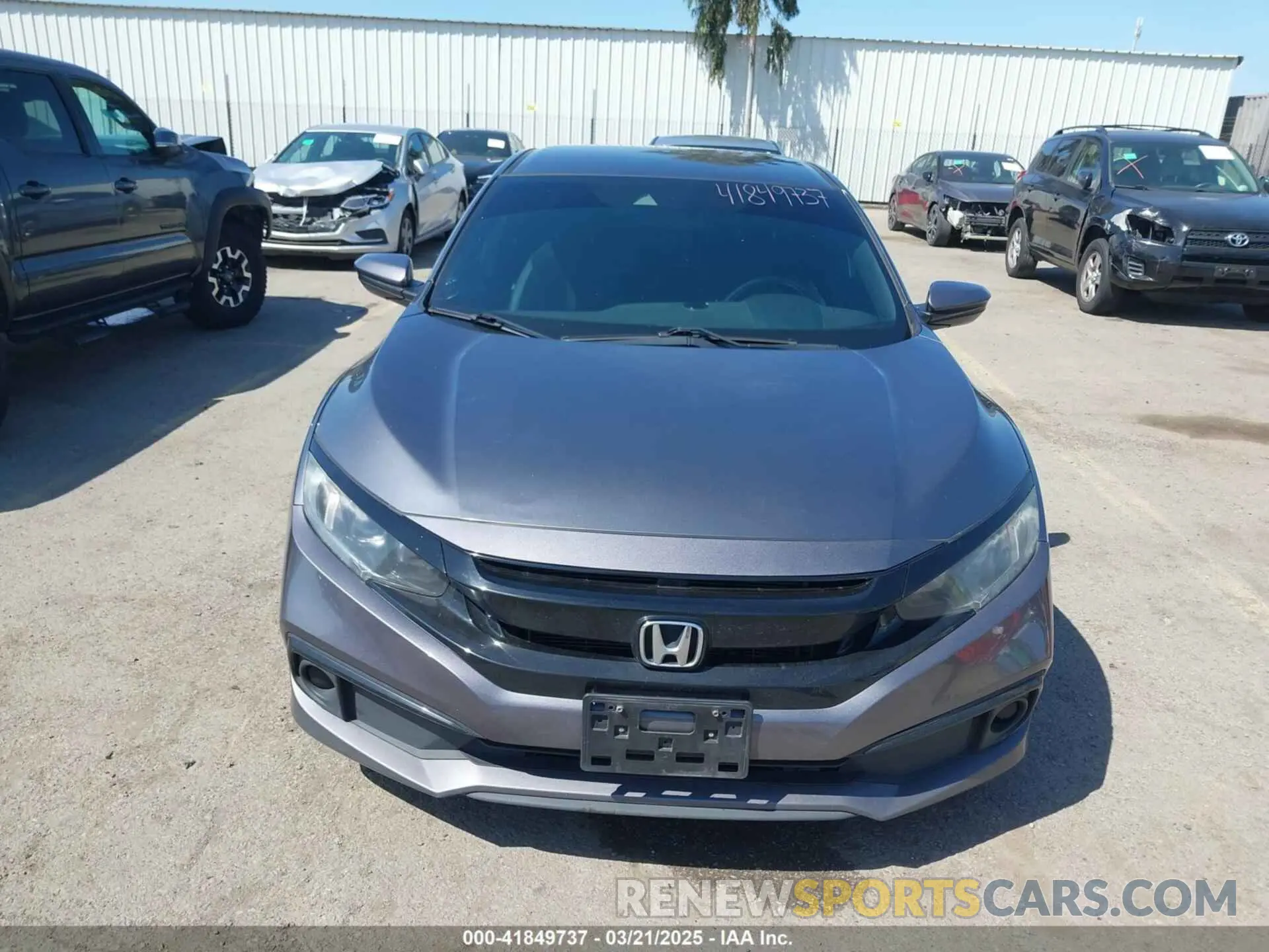 12 Photograph of a damaged car 2HGFC2F82LH505095 HONDA CIVIC 2020