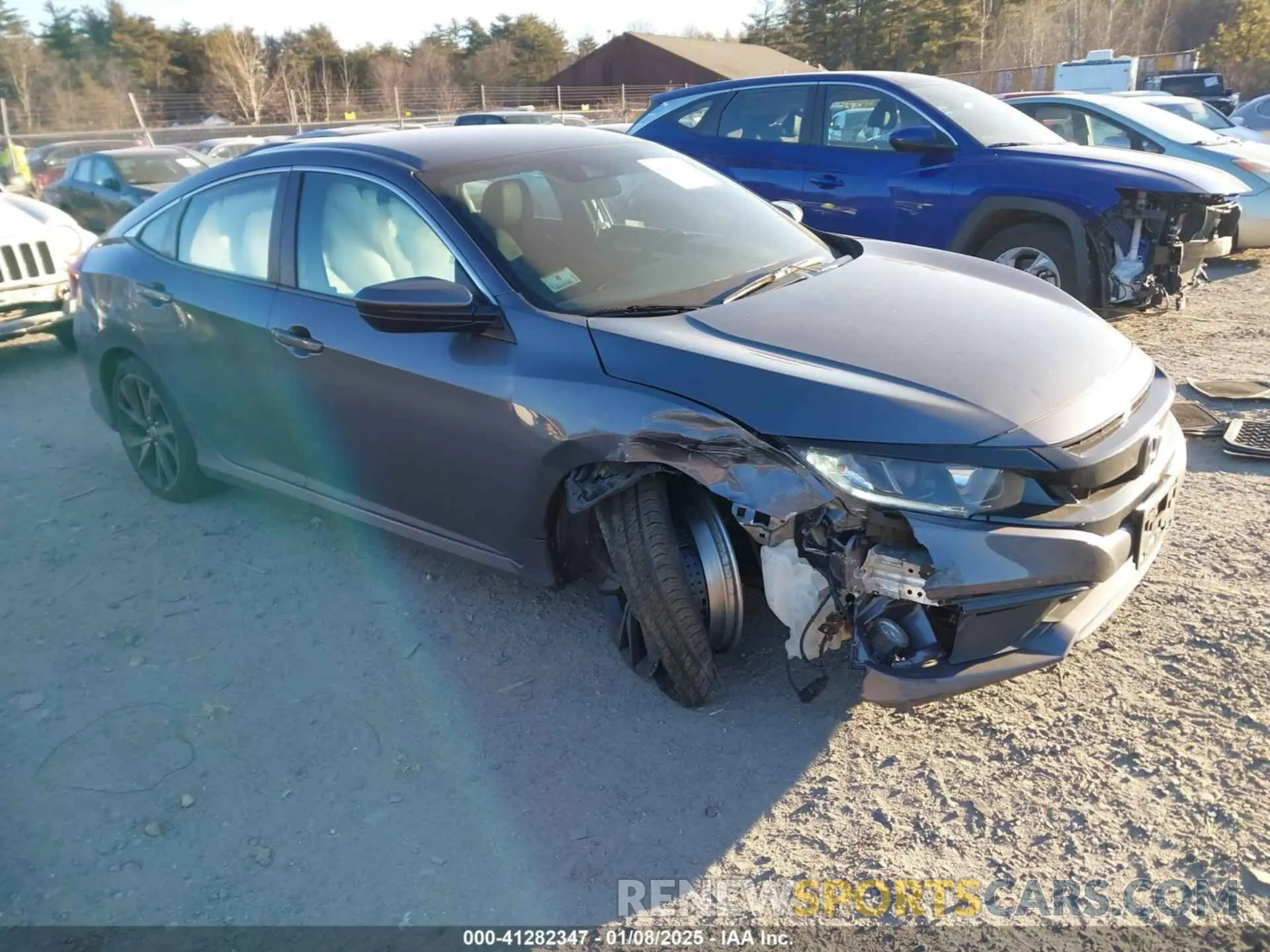 1 Photograph of a damaged car 2HGFC2F82LH516663 HONDA CIVIC 2020