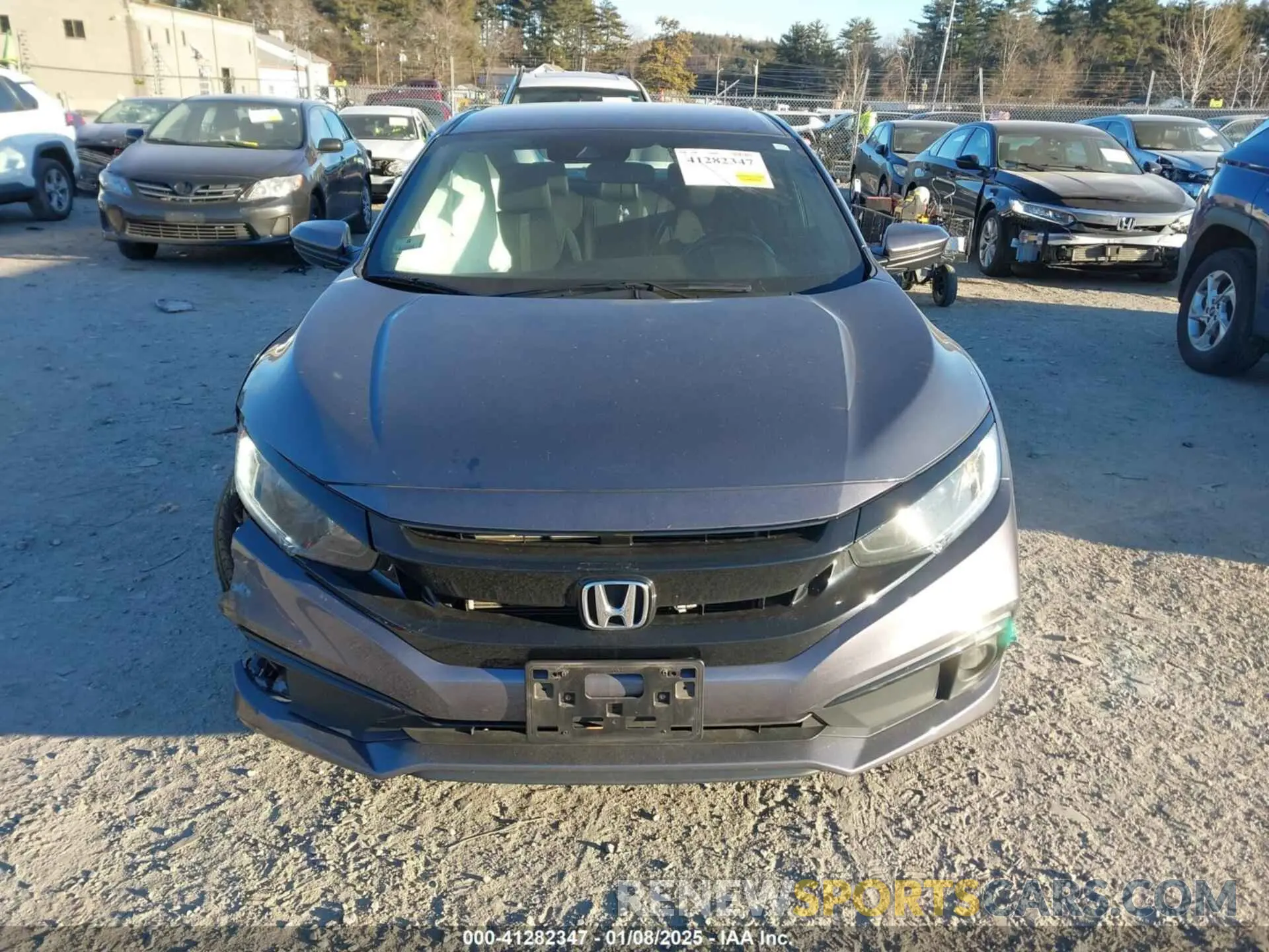 12 Photograph of a damaged car 2HGFC2F82LH516663 HONDA CIVIC 2020