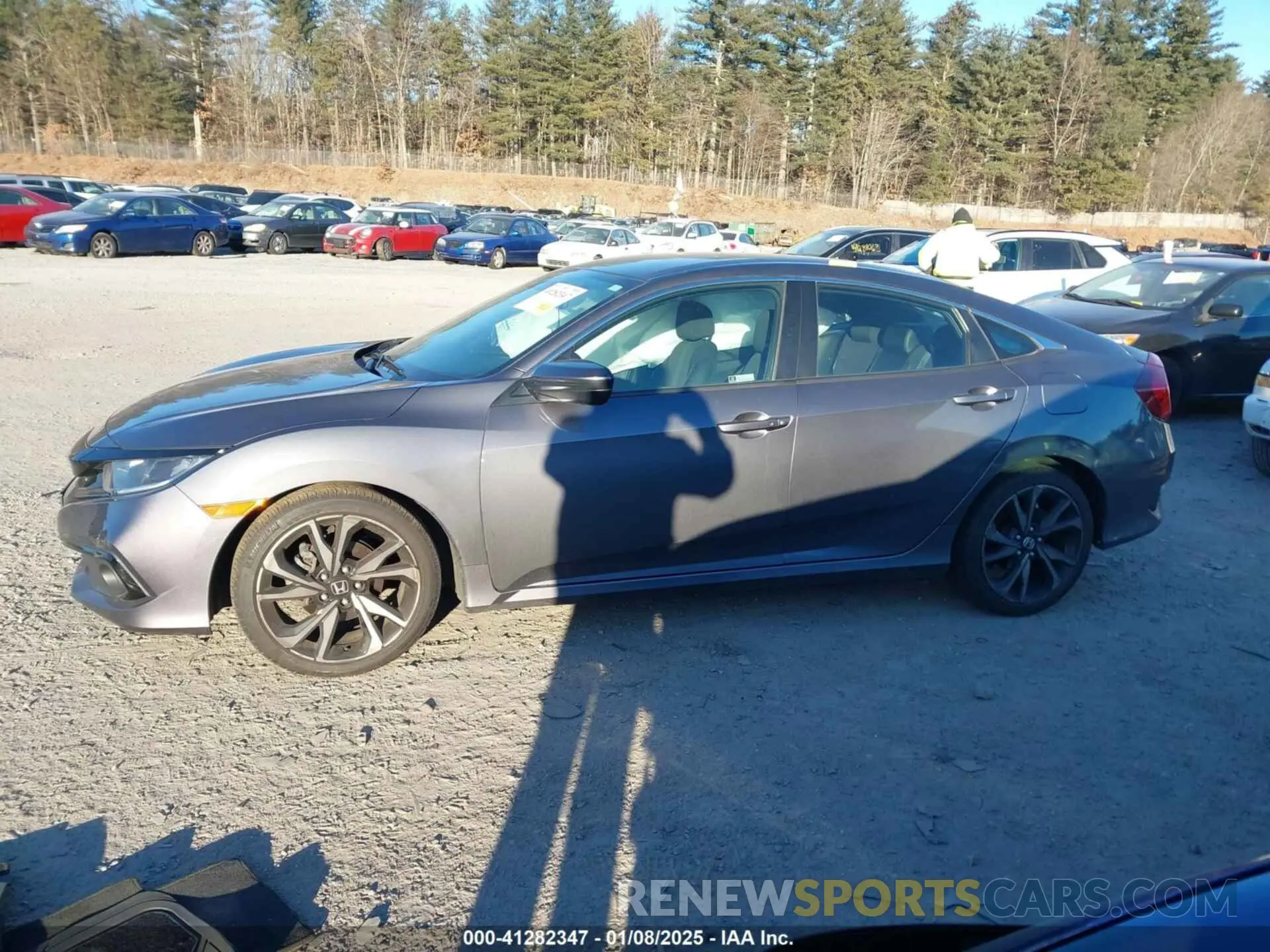 14 Photograph of a damaged car 2HGFC2F82LH516663 HONDA CIVIC 2020