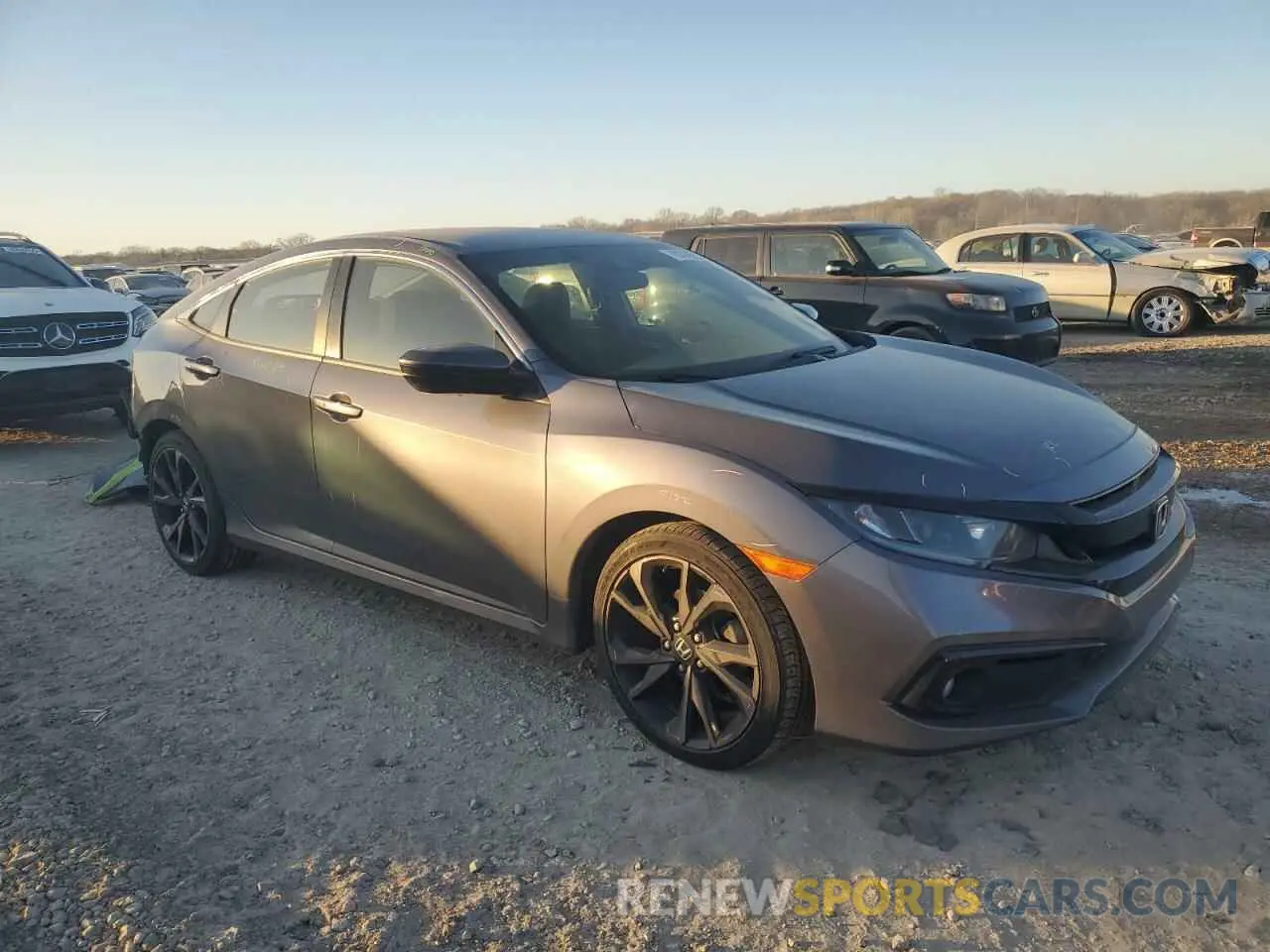 4 Photograph of a damaged car 2HGFC2F82LH554104 HONDA CIVIC 2020