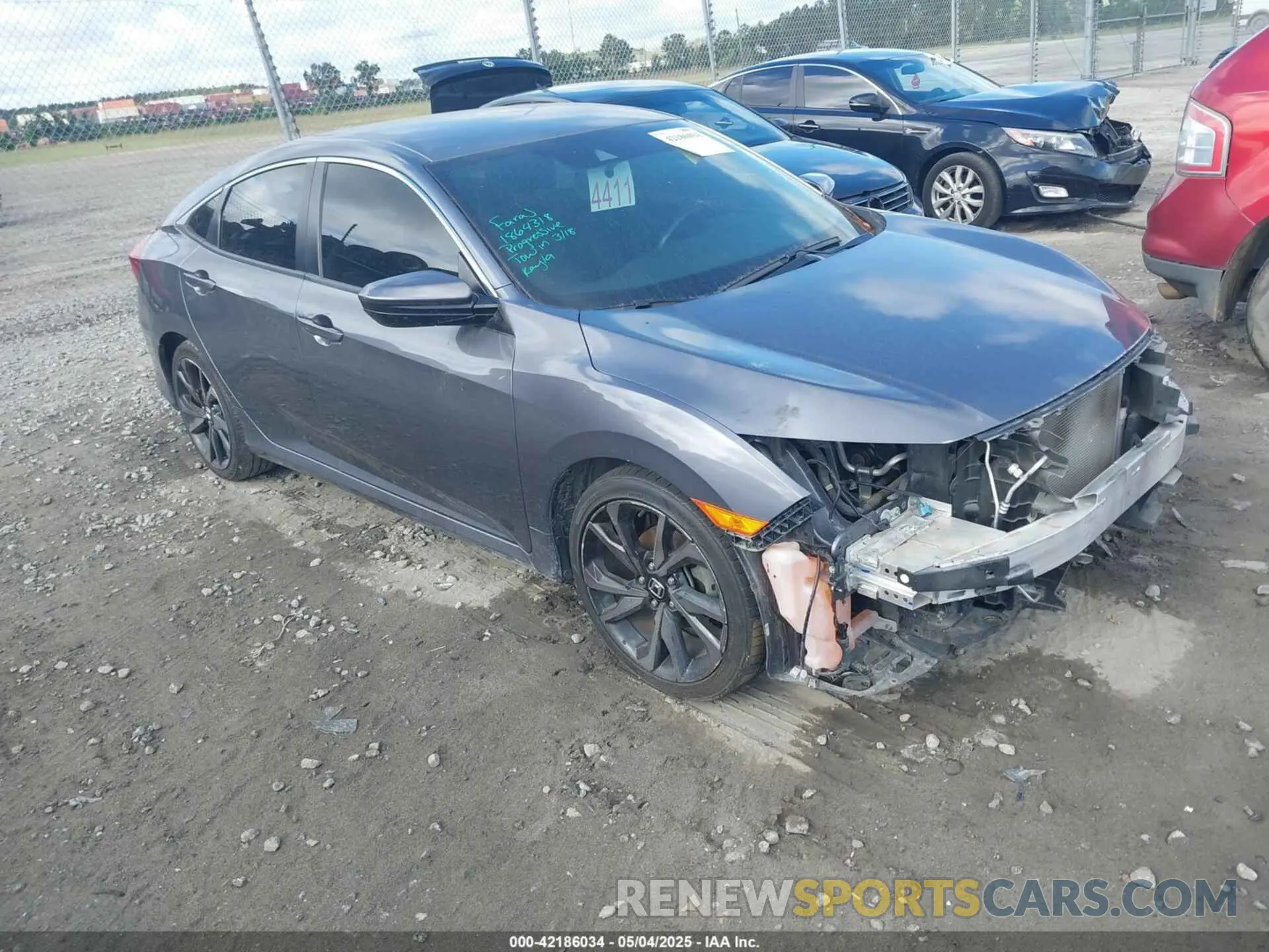 1 Photograph of a damaged car 2HGFC2F82LH561523 HONDA CIVIC 2020