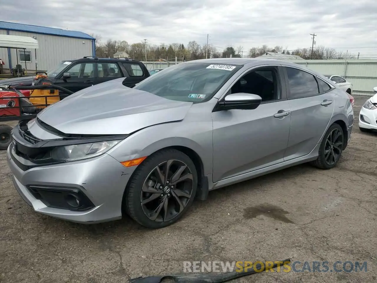 1 Photograph of a damaged car 2HGFC2F82LH565281 HONDA CIVIC 2020