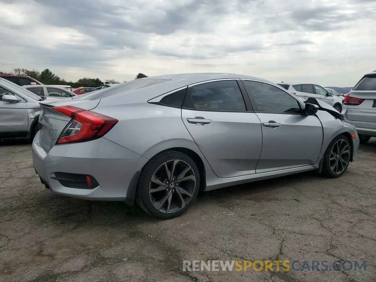 3 Photograph of a damaged car 2HGFC2F82LH565281 HONDA CIVIC 2020