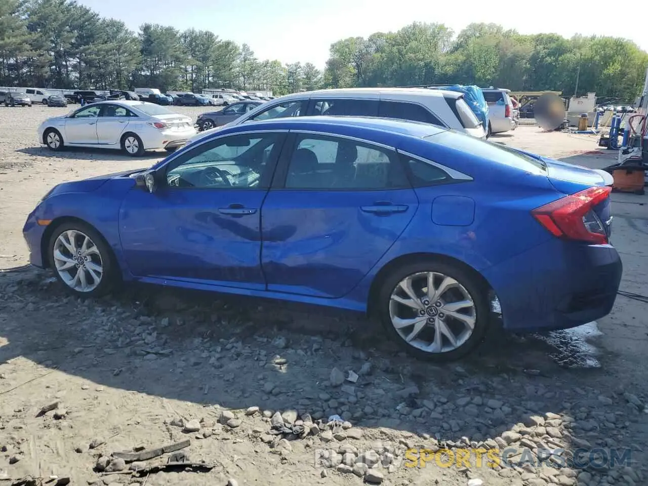 2 Photograph of a damaged car 2HGFC2F82LH570500 HONDA CIVIC 2020