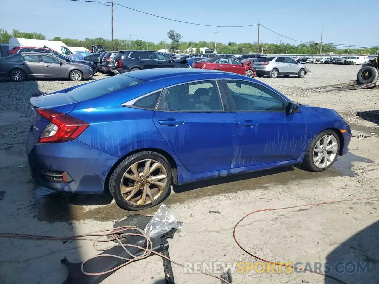 3 Photograph of a damaged car 2HGFC2F82LH570500 HONDA CIVIC 2020