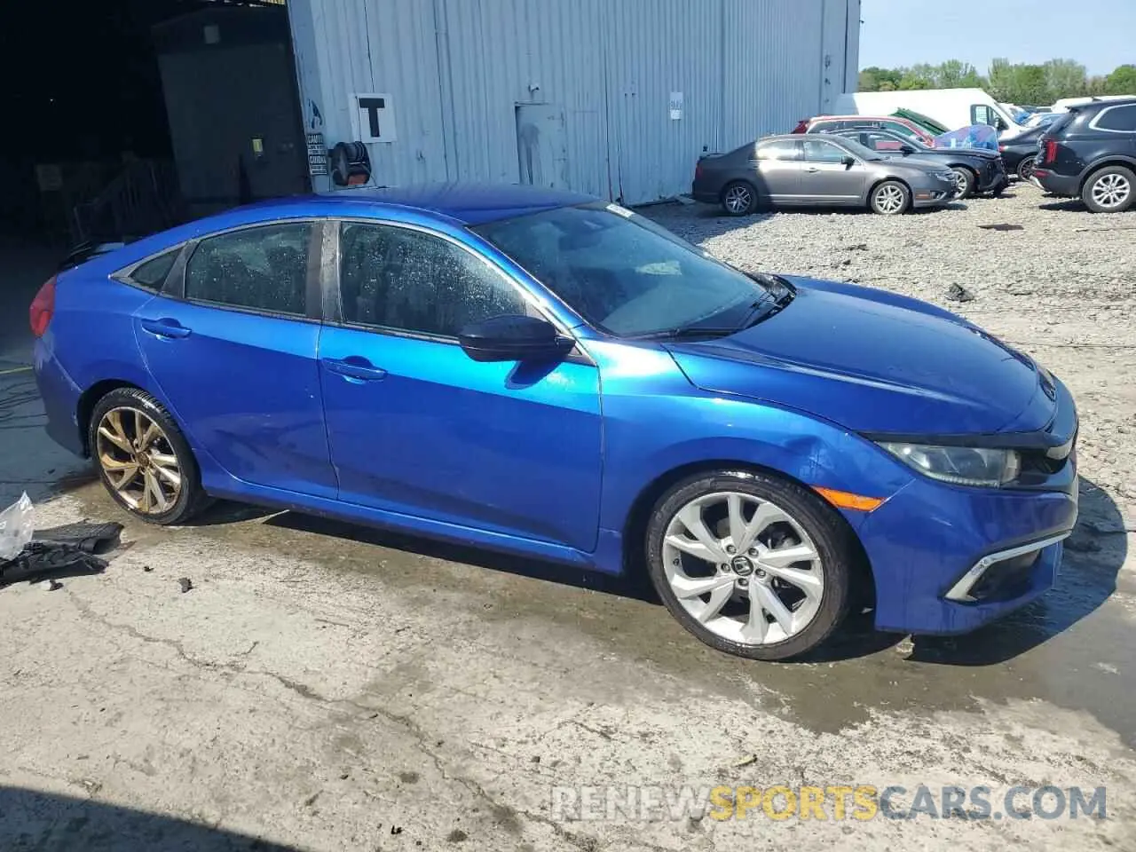 4 Photograph of a damaged car 2HGFC2F82LH570500 HONDA CIVIC 2020