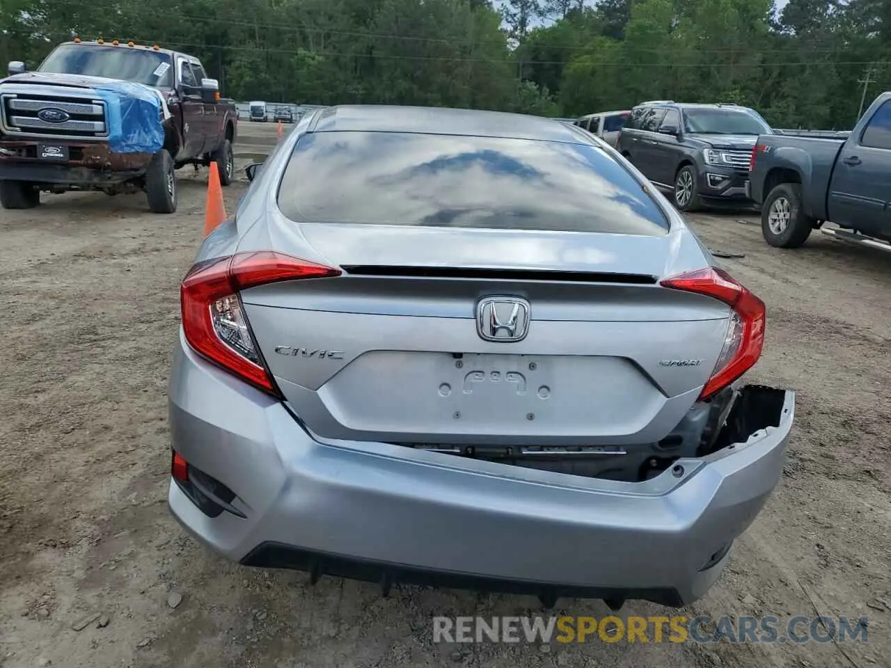 6 Фотография поврежденного автомобиля 2HGFC2F82LH594554 HONDA CIVIC 2020