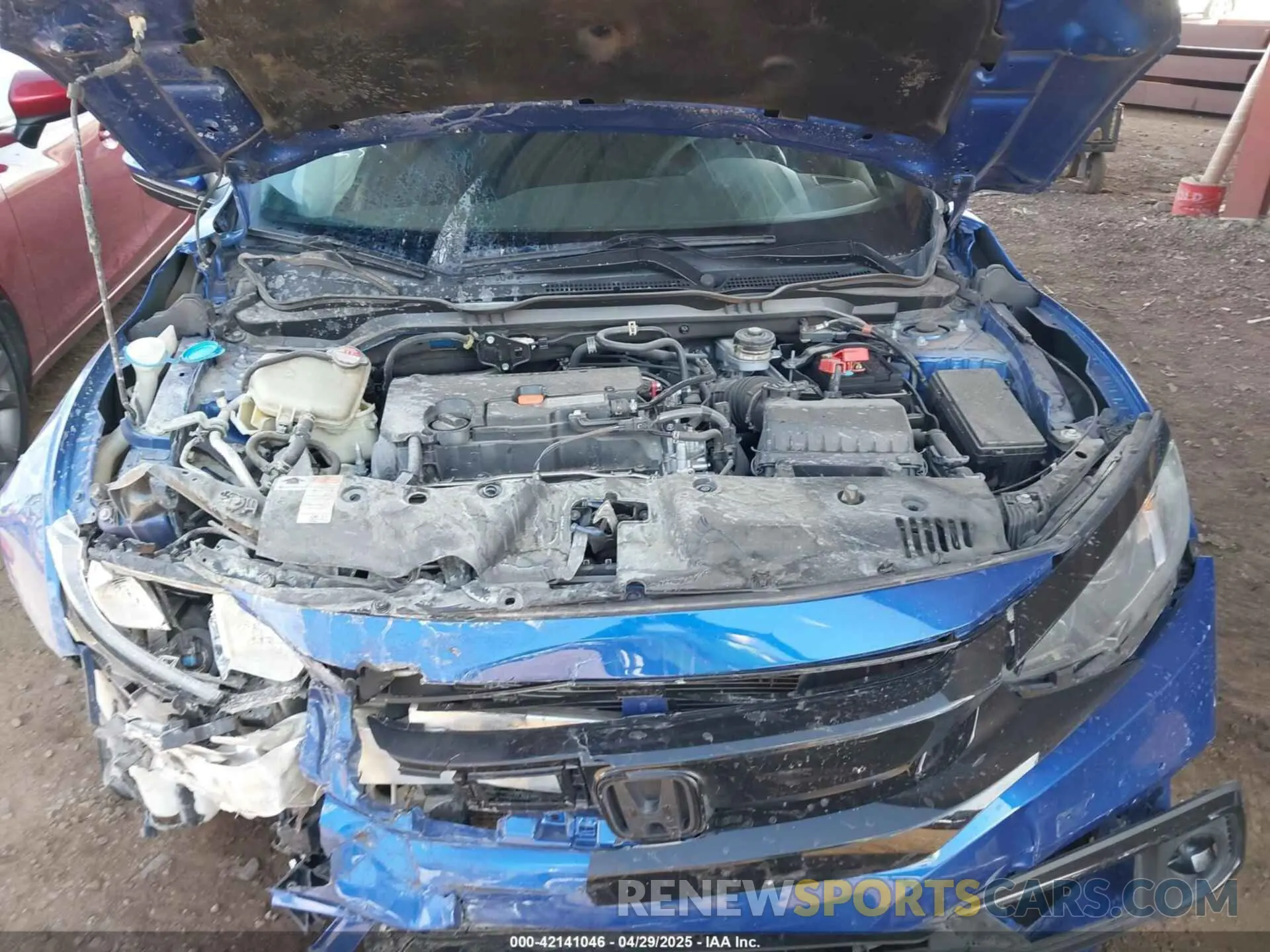 10 Photograph of a damaged car 2HGFC2F82LH601101 HONDA CIVIC 2020