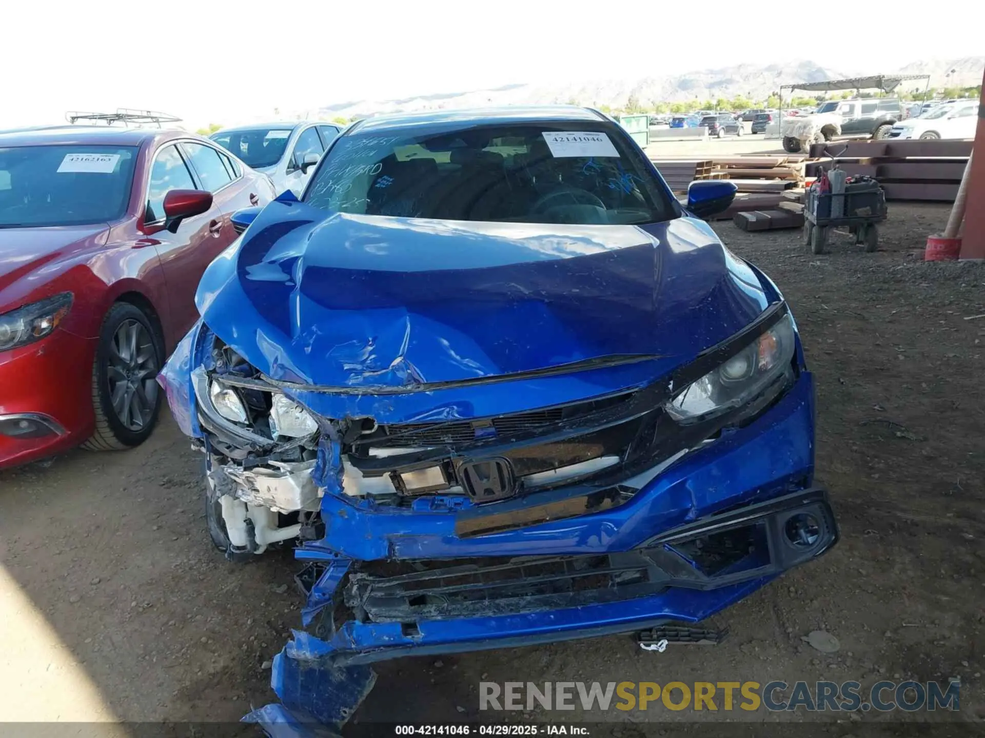 6 Photograph of a damaged car 2HGFC2F82LH601101 HONDA CIVIC 2020