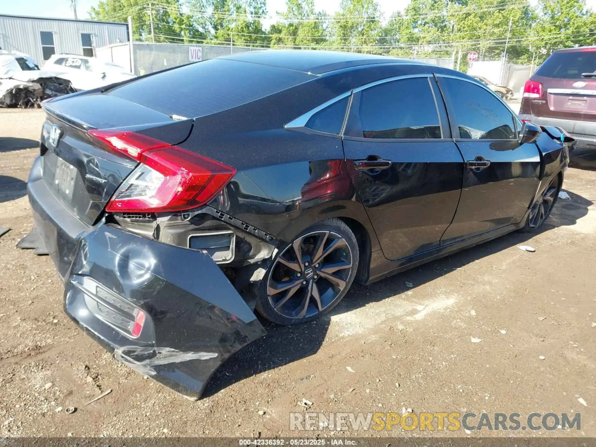 4 Фотография поврежденного автомобиля 2HGFC2F83LH502125 HONDA CIVIC 2020
