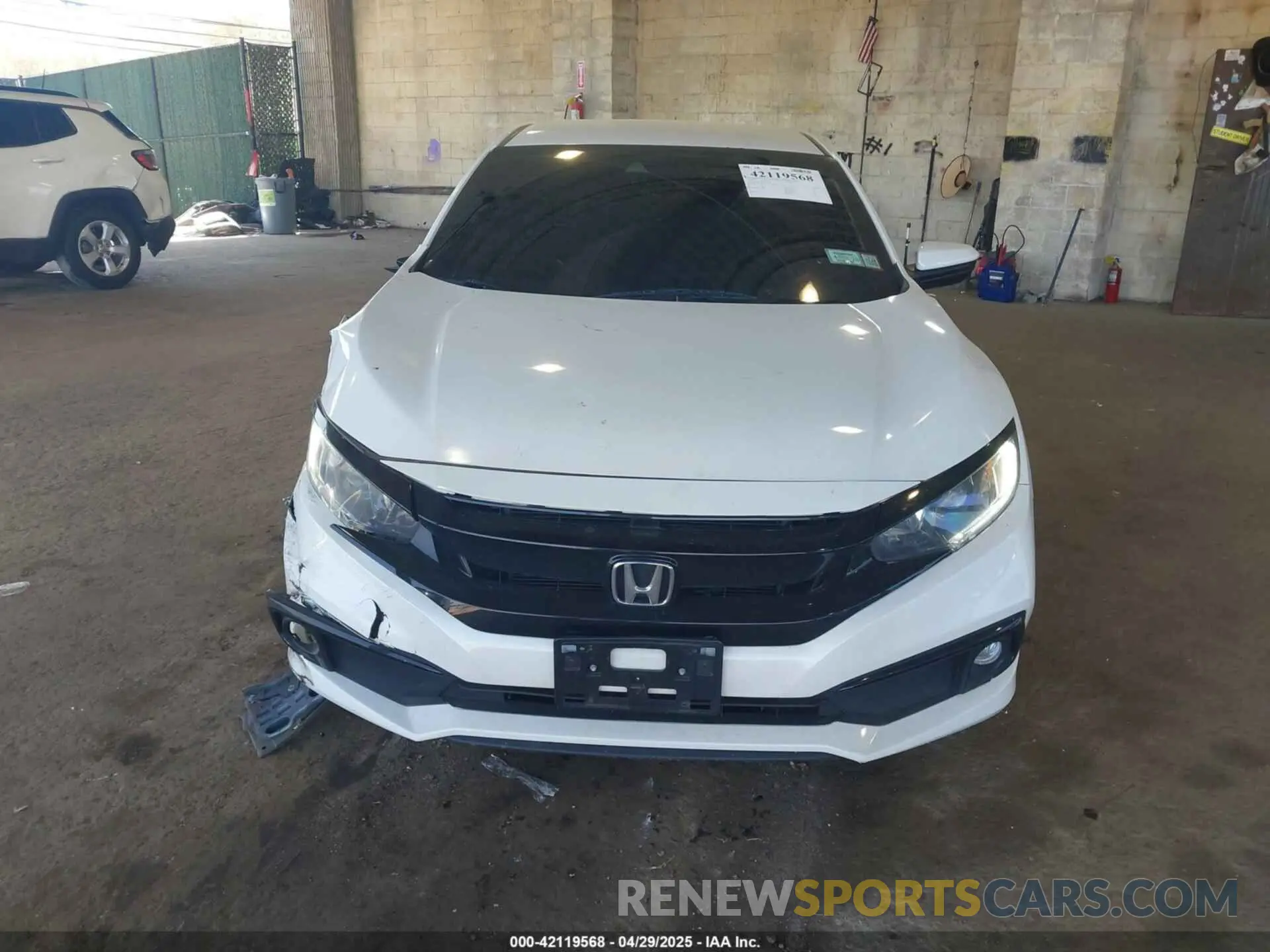 12 Фотография поврежденного автомобиля 2HGFC2F83LH522732 HONDA CIVIC 2020