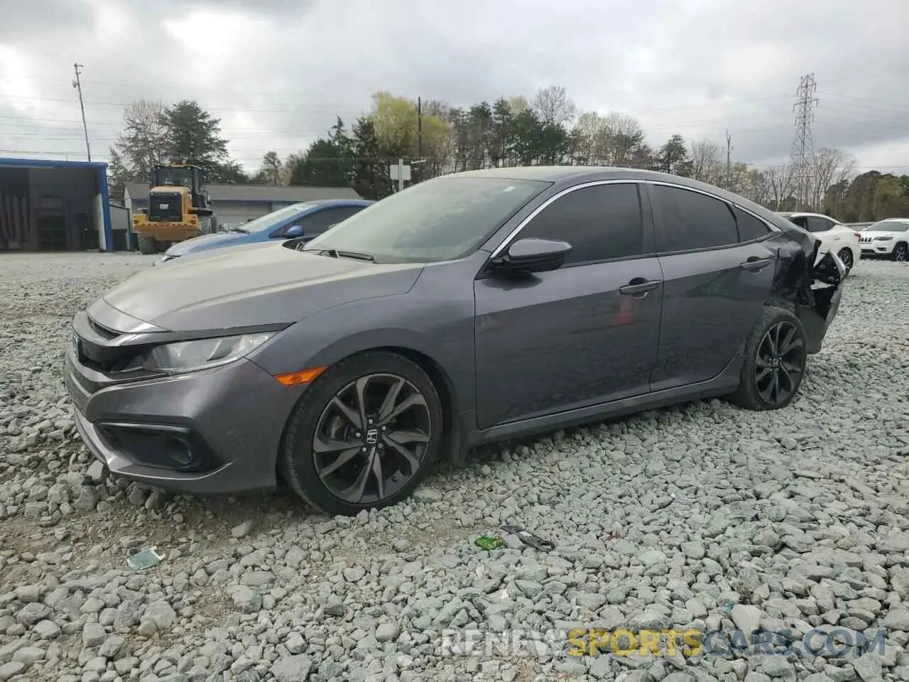 1 Фотография поврежденного автомобиля 2HGFC2F83LH526585 HONDA CIVIC 2020